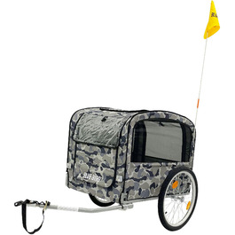 Причіп для собак Blue Bird Camo - велосипедний причіп для тварин