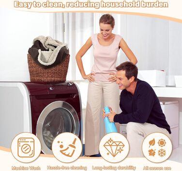 Водонепроникний плед Catalonia Classy: захист дивану та ліжка, 152x127 см, коричневий/тупе