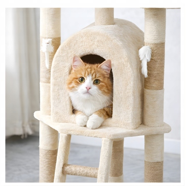 Високий когтеточка-вежа Homeek 101, 160 см