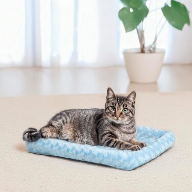 MidWest Homes for Pets Лежак для собак і котів 46 см, синій, з м'якою підкладкою, для малих порід