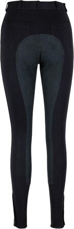 Штани для верхової їзди жіночі RL24 BASICLINE Vollbesatz, чорні