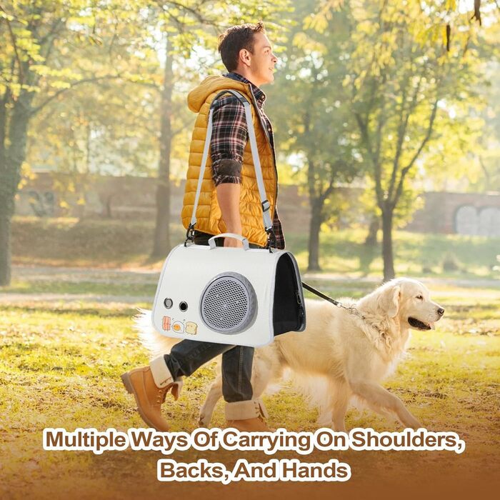 Транспортна сумка для котів, переноска для тварин з плечовими ременями – органайзер для подорожей, кемпінгу та прогулянок