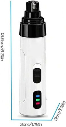 Безпечний триммер для обрізання кігтів Whispapaws з LED-підсвічуванням, 2 швидкості, бездротовий, для собак та котів