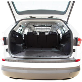 Сітка для собак Travall для Škoda Kodiaq (2016-2024) - автомобільна сітка, захист багажника, міцний сталевий захист для транспортування собак