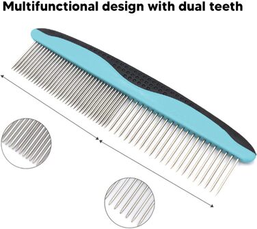Набір щіток для собак, самоочищується, вичісувальна щітка, для собак і котів з довгою та короткою шерстю