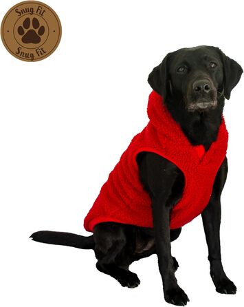 Пуловер для собак Ancol Klassischer з в'язаним візерунком, теракотовий, розмір M (бордовий, L)