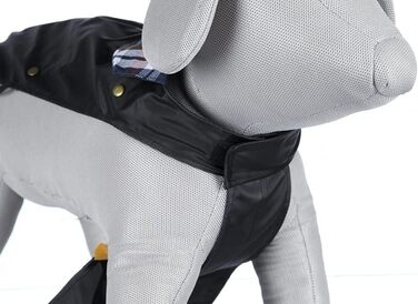 Водонепроникний дощовик для собак TRIXIE 'Paris', чорний, розмір S (36 см)