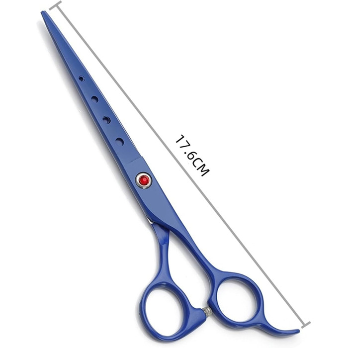 Набір ножиць для собак 3 в 1: прямі, зубчасті та вигнуті ножиці для собак, котів та інших тварин