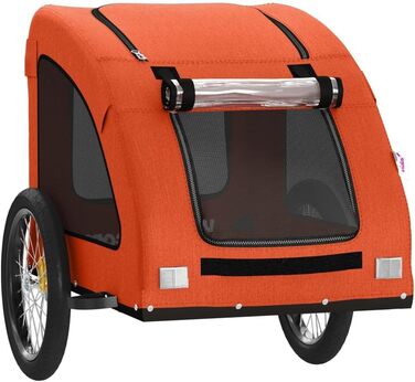 Причіп для собак Gecheer, 45 кг, оранжевий, 137x68x72 см