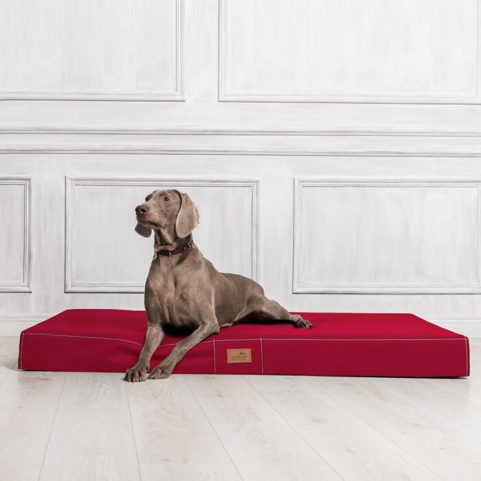 Ортопедичний лежак для собак Tierlando® Hugo Ortho Plus, 120x90 см, анти-шерсть, ковзаюча підкладка, для великих собак