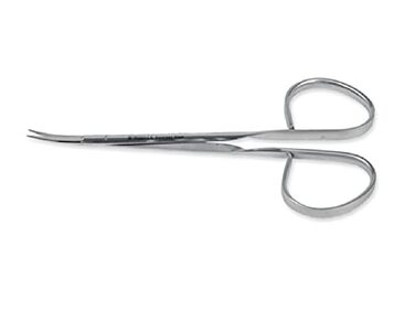 Ножиці для тканини Gima, зігнутий кінець, 12 см, нержавіюча сталь