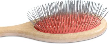 Професійна щітка для догляду за шерстю Mars Professionelle для собак та коней, високоякісні шпильки з нержавіючої сталі, 2,5 см, довжина 7,5-9 см