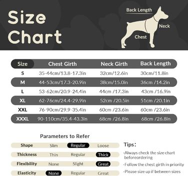 Зимовий теплий одяг для собак великих порід: куртка та пуловер (XXL, чорний)