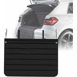Захист для багажника автомобіля від бруду та подряпин для собак, 80x64 см, чорний. Водонепроникний, стійкий до розривів та подряпин. Килимок для транспортування собак та багажу в авто.