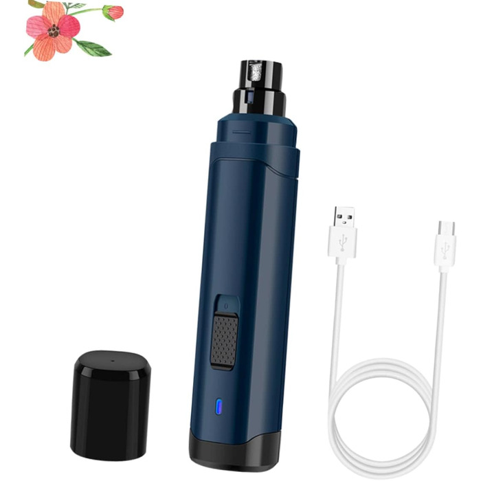 Електричний обрізчик нігтів для домашніх тварин BESPORTBLE - для собак та котів, USB, компактний