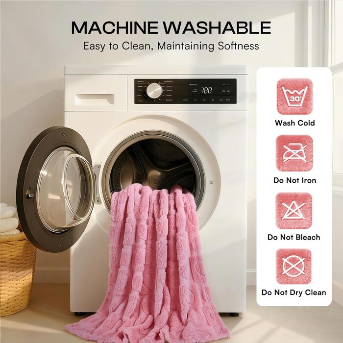 Плед для собак та котів Luciphia, 2 шт., рожевий, 145x102 см (57x40 дюймів), washable