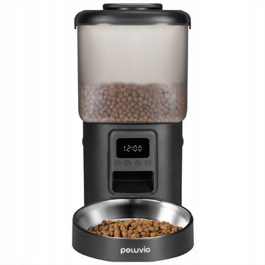 Автоматичний годувальник для сухого корму для собак Peluvio Crispy, 4.5 л