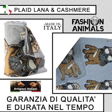 М'яка ковдра для домашніх тварин Luxus 150x100 см – Кашемір/Штучне хутро, для собак та котів, стильна та миюча