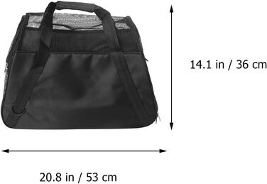 Транспортна сумка для собак та котів Kisangel Mesh L - дихаюча переноска для подорожей та активного відпочинку