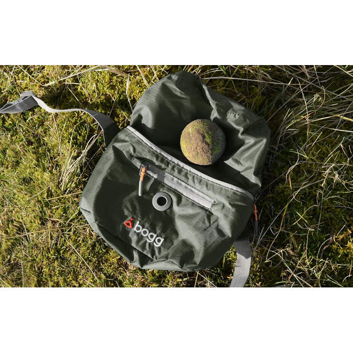 Універсальна сумка-переноска для собак BOGG з дозатором пакетів для вигулу та контейнером для відходів (Buster Green)