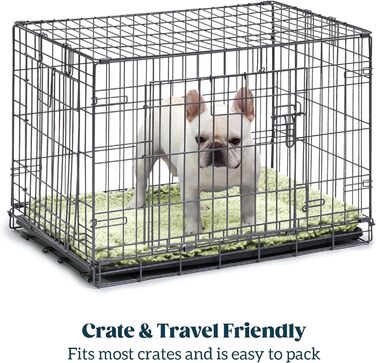 Міцне собаче ліжко Stoutwool – м'яка підстилка в переноску для собак – надійна підстилка для собачих будок, стійка до кусання – можна прати, ідеально підходить для маленьких порід, розмір 119 x 74 x 5 см