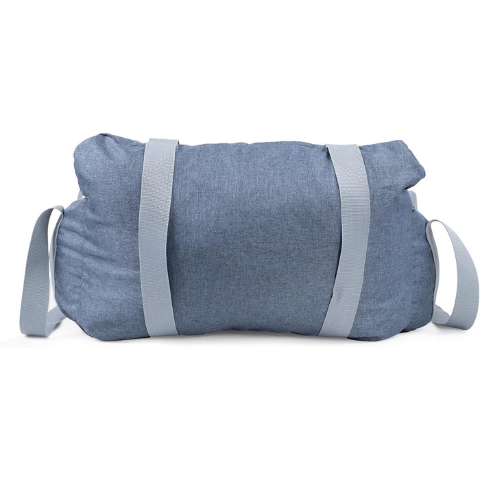 Автомобільний лежак для собак та котів | Лежак на заднє/переднє сидіння | Універсальний, миючий, з поліестеру | 55 x 65 см, колір: джинс