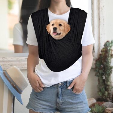 Сумка-переноска для собак до 9 кг, тканинна, з регульованим ременем, для прогулянок на вулиці