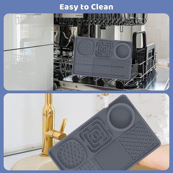 Килимок для собак Leckmatte з суперпоглинанням, без BPA, антиковзаючий, силіконовий, для грумінгу, купання, дресирування, рожевий