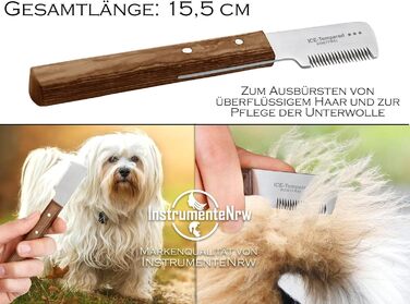 Набір триммерів для собак та котів: насадки з дрібним та середнім прорізом, гребінець для догляду за шерстю, ножиці для собак, сталеві леза, преміум-якість для довгої та короткої шерсті