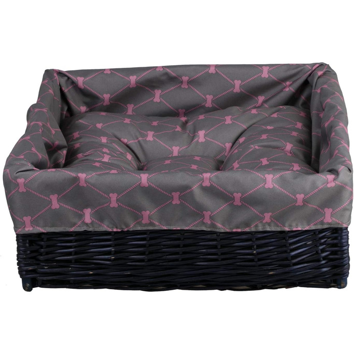 Корзина для собак та котів з плетеної лози - зручне ліжко для тварин