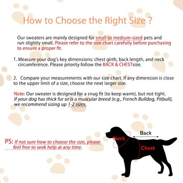 Вовняний пуловер для собак з коміром-стійкою, теплий та м'який, червоний, розмір M 12' (8', візерунок 