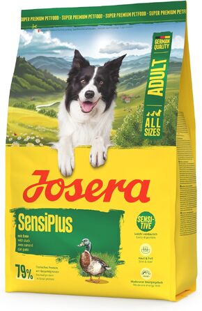 Сухий корм для дорослих собак JOSERA SensiPlus з качкою та рисом, гіпоалергенний, 12.5 кг