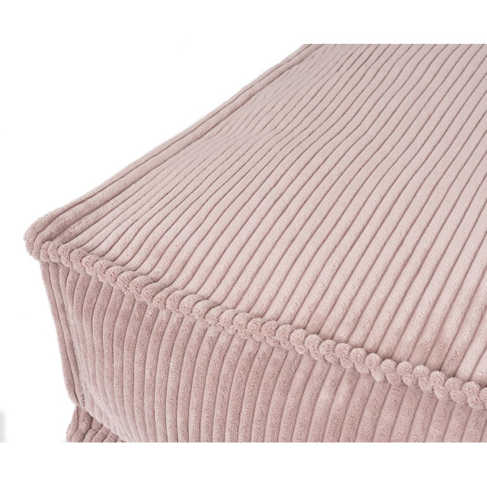 М'яке собаче ліжко Knuffelwuff Lesedi з корду, 135x90 см, знімний чохол, можна прати, для собак великих, середніх та маленьких порід (100x70 см, Рожеве)