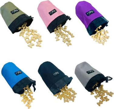 Сумка для ласощів для собак Pops & Coco Leckerli-Tasche, чорна. Ідеальна для тренувань, прогулянок, походів та подорожей.