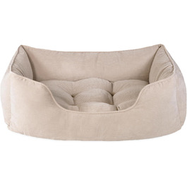 Ляжка для собак Rosewood Cord, квадратна, бежева, розмір S