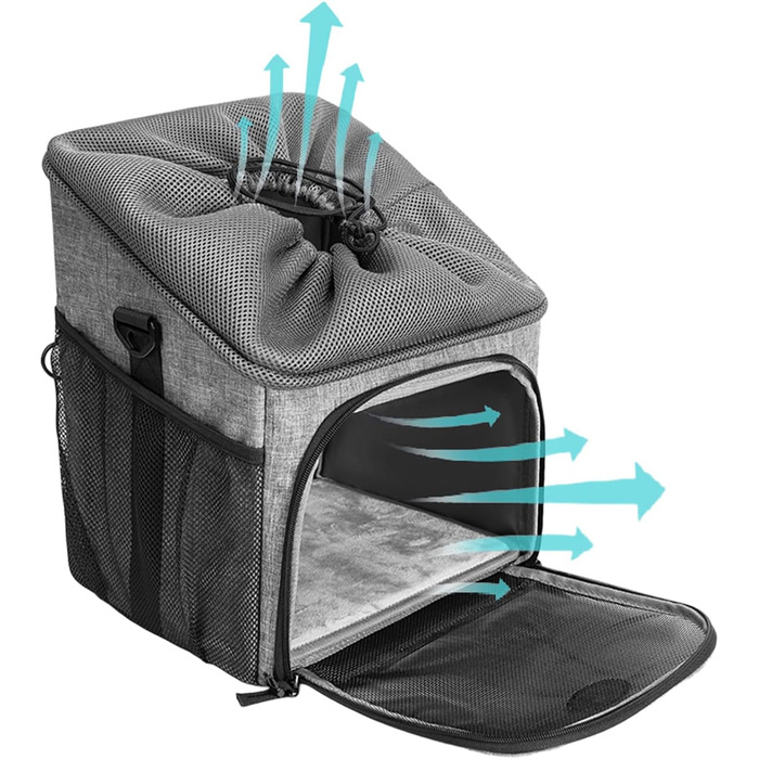 Корзина для собак на велосипед - дихаючий транспортний кошик | Легкий знімний багажник для покупок, походів, кемпінгу