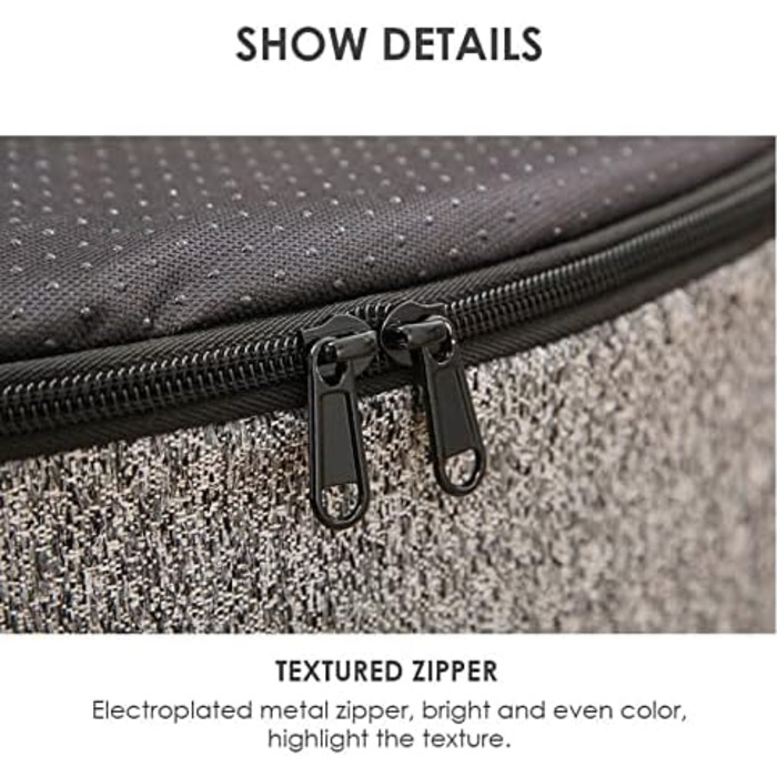 Ортопедичний лежак для котів та собак з memory foam, знімний чохол (S, антрацит)