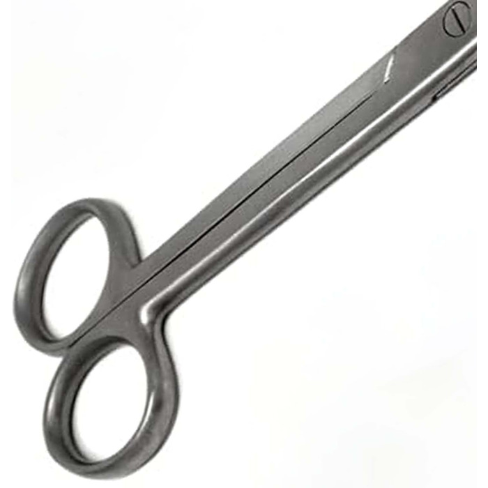 Хірургічні ножиці для перев'язки - 17 см, вигнуті, тупі кінці, з нержавіючої сталі (Mayo)