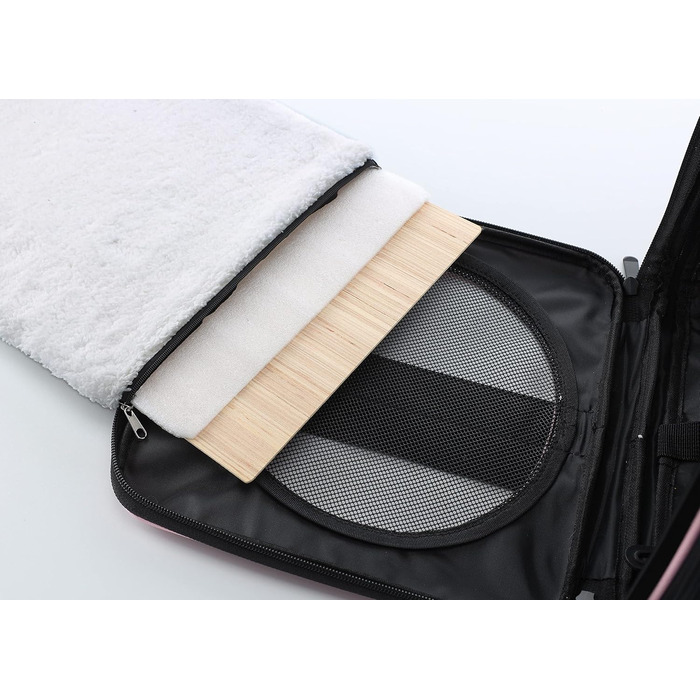 Транспортна переноска для котів та собак середніх розмірів, складна, M, Magenta