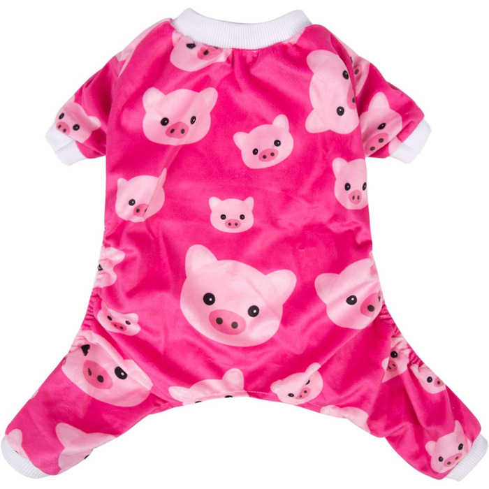 Піжама для собак CuteBone Pink Pig з м'якого матеріалу, рожева, велика, P46L-DE