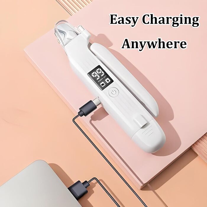 Набір для догляду за кігтями собак Nagelknipser з підсвічуванням 2 в 1 - LED-дисплей, USB-зарядка, алмазний нашийник, безпечний, тихий