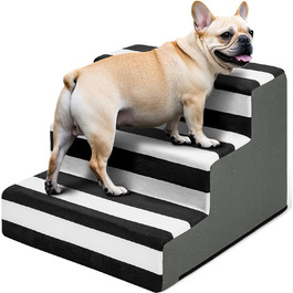 Сходинка для тварин PawK знімний чохол, 3 сходинки, щільний пінопласт, для собак та котів, 45 x 45 x 34 см