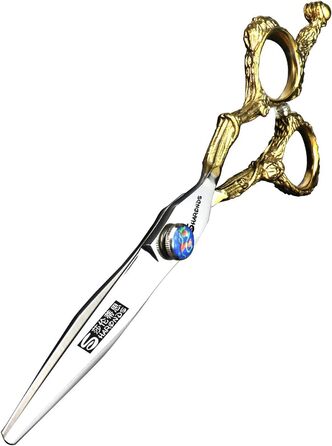 Професійні ножиці для перукарів, японський сталь 440C, набір (сріблясті)