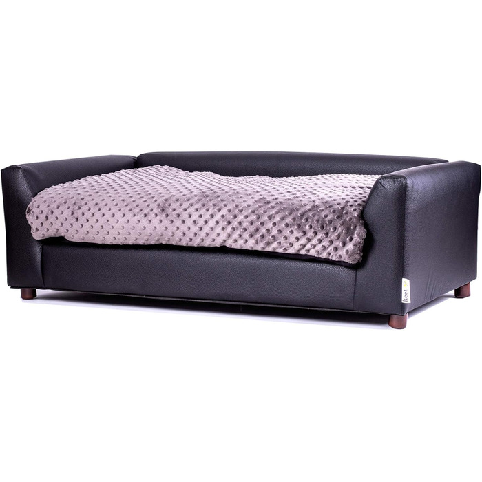 М'яке ліжко для домашніх тварин Keet Deluxe, антрацит, розмір L (40 x 23 x 13 см)