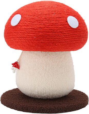 Котячий будиночок-грибок Mrisata: високий когтеточка з сизалевим покриттям