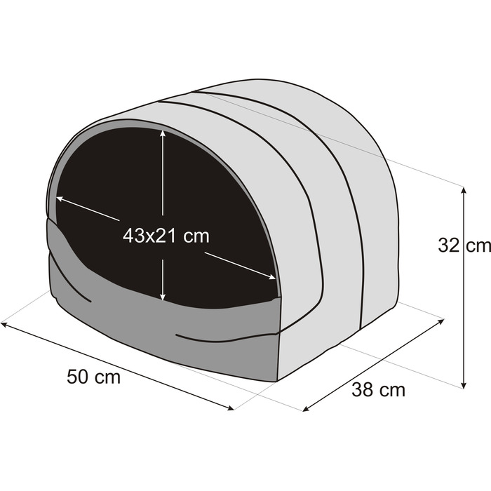 Будка для собак Hobbydog, вольєр - R2: 50x38 см