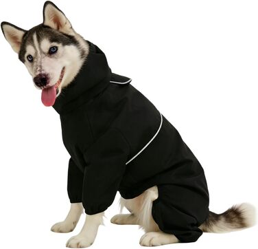 Водонепроникна куртка для собак, тепла та зручна - цілісний халат для собак, розмір 2XL | Ідеально для прогулянок в снігу та активного відпочинку