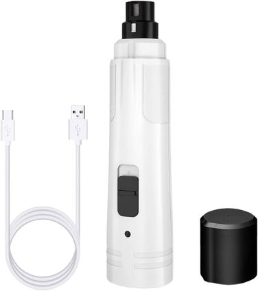 Шліфувальник для нігтів домашніх тварин з підсвічуванням, 2/6 швидкостей, інструмент для грумінгу, зручний для початківців (Weiďą)