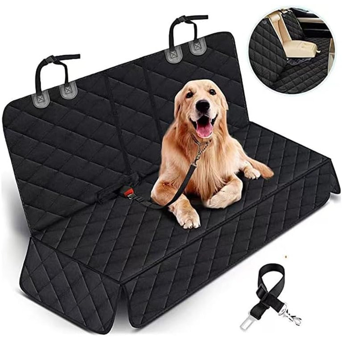 Захист для заднього сидіння автомобіля для собак Volkswagen Tiguan (2016+), вологостійкий, антиковзний, захист від подряпин