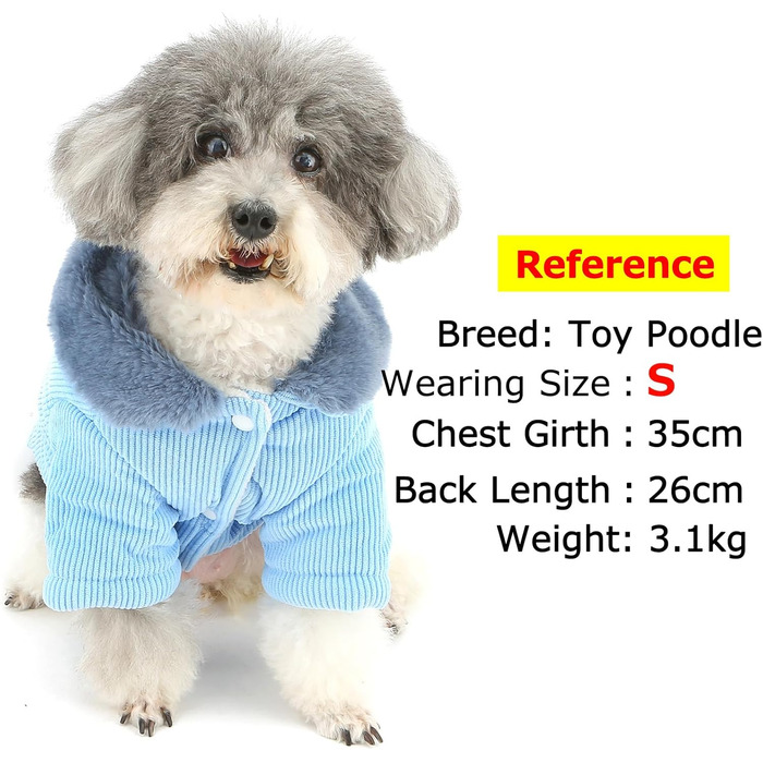 Зунеа Куртка для собак з кордурової тканини, тепла, з флісовою підкладкою, для цуценят, з кільцем D, мила, для холодної погоди, тепла, для чихуахуа, зелена, розмір XS